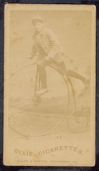 N49 1887 43 Girl Cyclist